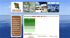 Desktop Screenshot of efpma-martinique.com