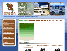 Tablet Screenshot of efpma-martinique.com